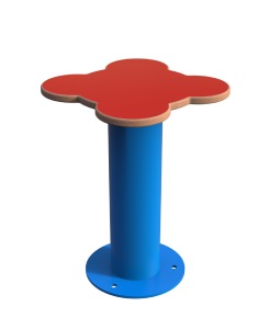 Banc en acier et compact HPL pour enfants - 3 places - L.1500 x P.410 x H.600 mm - Bleu et jaune - 13721178-941486993.jpg