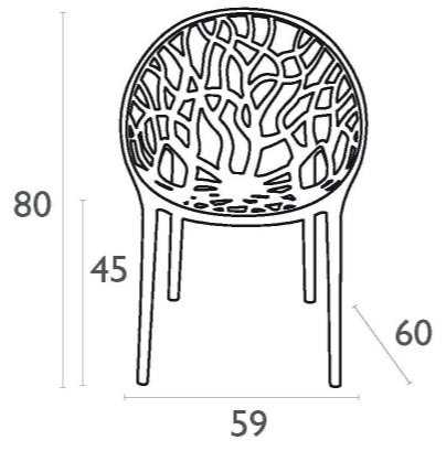 Fauteuil CRYSTAL empilable en polycarbonate - Lot de 4 - 13773549-843133354.jpg