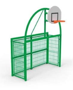 But multi-sports Le Savary - Remplissage : Filet - Foot Hand Basket - Scolaire / Loisirs - 3 x 2 m - Acier galvanisé plastifié – Scellement direct ou Sur platine  - 13931797-244972474.jpg