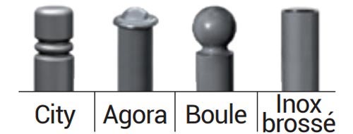 4 Pommeaux au choix