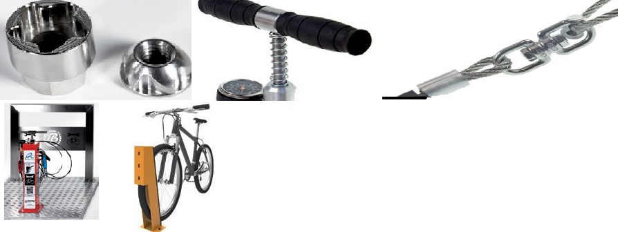 Station réparation gonflage vélo avec support publicitaire - 14222155-375487991.jpg