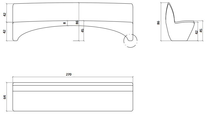 Banc béton avec dossier pour parcs - 14338537-548918786.jpg