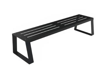 Banquette public en acier - Ajouré – 1 place - L.700 x P.535 x H.400 mm - Coloris au choix - 14435422-152813681.jpg