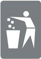 Déchets divers -  Vertical