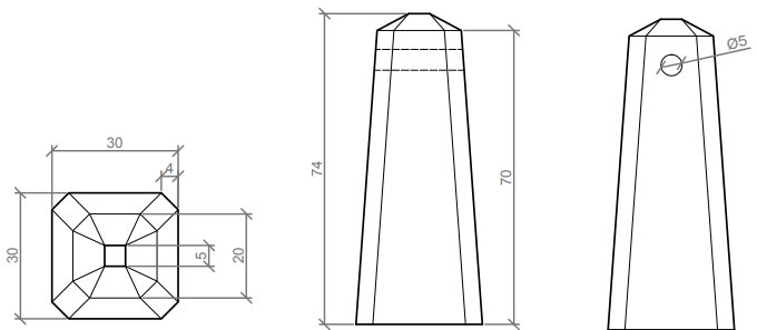 Borne anti stationnement en béton percée - 15145132-231555415.jpg