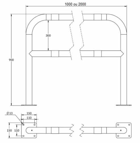 Arceau de protection industrielle renforcé à sceller  - 15343714-486811182.jpg