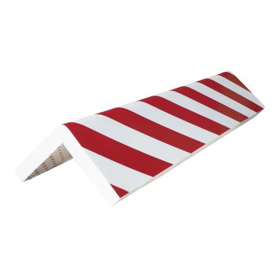 Protection d'angle en mousse EVA 75x40mm - rouge/blanc