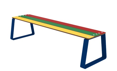 Banquette carrée en acier et compact HPL pour enfant - 8 places - L.1200 x P.1200 x H.350 mm – Multicolore  - 16502817-989759621.jpg