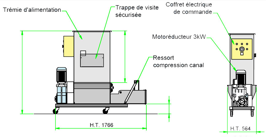 Broyeur compacteur à polystyrène - Rendement : 30 kg/h - Capacité : 160 L - Puissance : 3 kW - 16631637-498357577.jpg