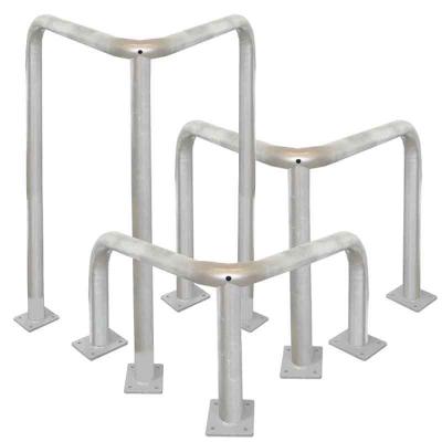 Arceau d'angle de protection - Acier galvanisé - Gris