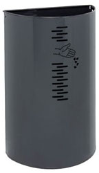 Corbeille de ville en acier galvanisé - 20 ou 40 L - Murale ou sur poteau -  18294893-756891684.jpg