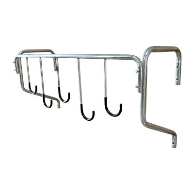 Support mural pour 5 vélos avec crochets - Longueur : 1340 mm