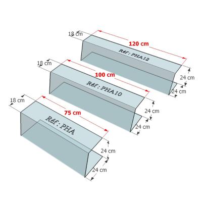 Schéma - Pare haleine plexiglas