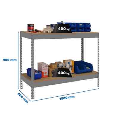 Table de travail métallique sans vis 2 étagères - 21572251-196991194.jpg