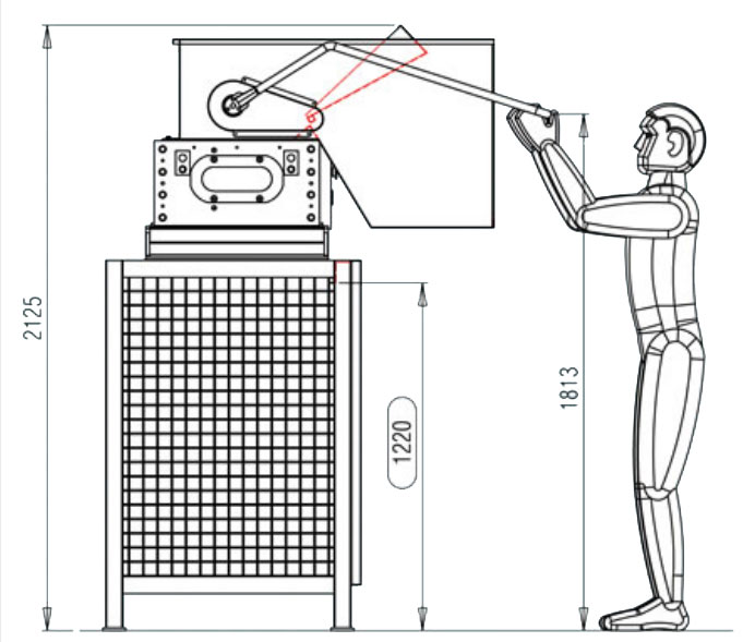 Destructeur valorisation carton - Volume de trémie : 100 à 170 L - Couteaux : Ø.200 à 220 mm - Bloc de coupe : 420 × 370 mm - 2245278-225925312.jpg