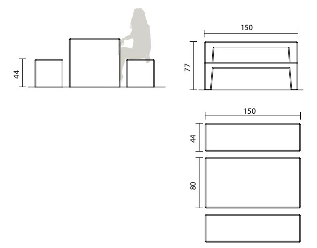 Table et 2 Banquettes en  béton à poser  - 22762114-613469337.jpg