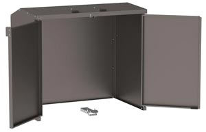 avec tôle de fond <br> Trappes monochromes