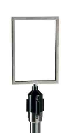 Panneau d’information A4 pour barrière de délimitation Chromé PACEO  - 23323111-858584575.jpg