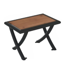 Banquette en acier et compact HPL - 3 places - A Lames - Structure anthracite - L.1800 x P.450 x H.455 mm - Coloris au choix - 24461151-446162127.jpg