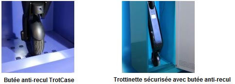 TrotCase - Casier Intérieur Et Borne De Recharge Trottinette