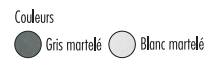 Couleurs disponibles