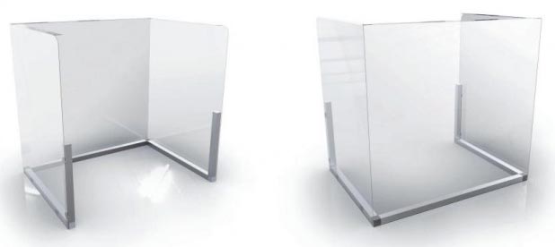 Séparateur Plexiglass Cloison Amovible 150x100 cm