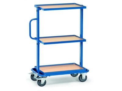 3 plateaux en mélaminé avec rebords