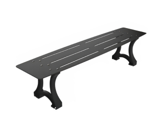 Banc extérieur en acier - Ajouré – 3 places - L.1800 x P.605 x H.750 mm - Coloris au choix - 26944374-496512253.jpg