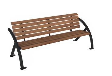 Banquette en acier et compact HPL – 1 ou 3 places - Effet lames - Structure anthracite - L.700 ou 1800 x P.625 x H.440 mm - Coloris au choix - 27311229-411213831.jpg