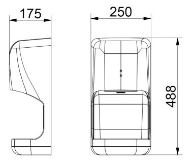 Sèche mains automatique mural - 27385724-283482128.jpg