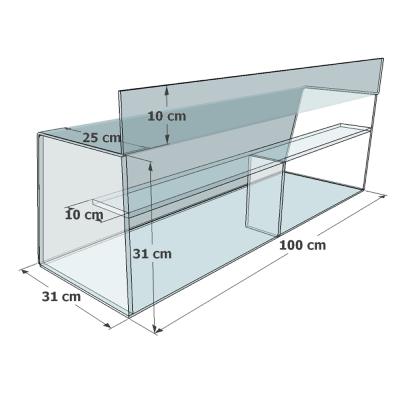 Schéma - Vitrine Pare Haleine en Plexiglas