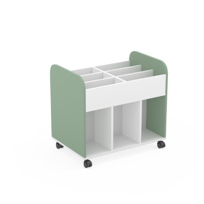 Finition en vert menthe