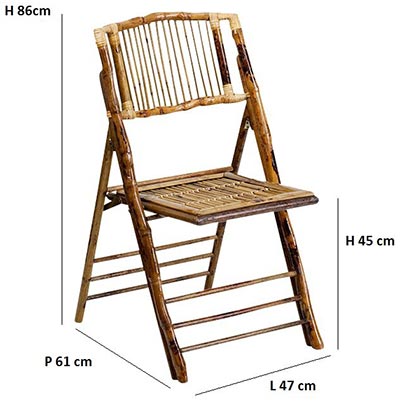 Chaise pliante en bambou - Lot de 4 - 29972112-265264699.jpg