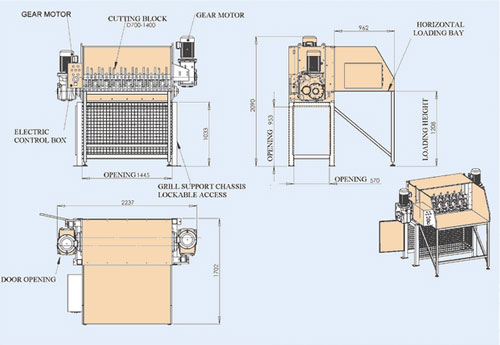 Déchiqueteurs de cartons - Largeur de coupe : 1100 à 1800 mm - 2 rotors - Réduction de volume : jusqu'à 50 % - 3040885-356863294.jpg