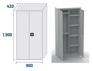 Grande séparation + 6 étagères moyennes