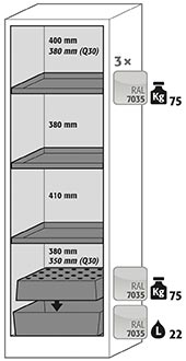 Armoire de sécurité 30 min produits inflammables 1 porte - 3110577-381436233.jpg