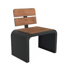 Banc en acier et compact HPL – 3 places - Effet lames - Structure anthracite - L.2000 x P.520 x H.800 mm - Coloris au choix - 32243677-833811556.jpg