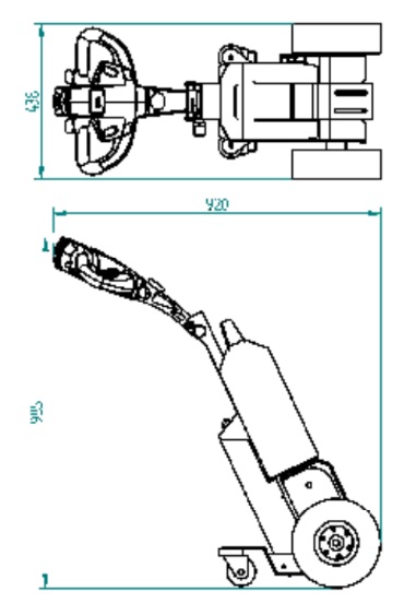 Tracteur pousseur électrique à batterie - Capacité de 1000 kg - 32765515-215229473.jpg