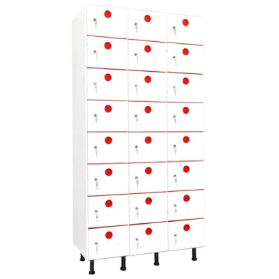 3 Colonnes -  24 Casiers