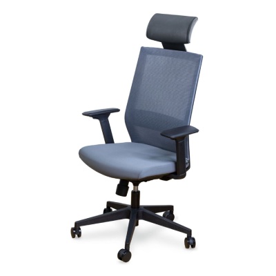 Avec têtière coloris - Gris