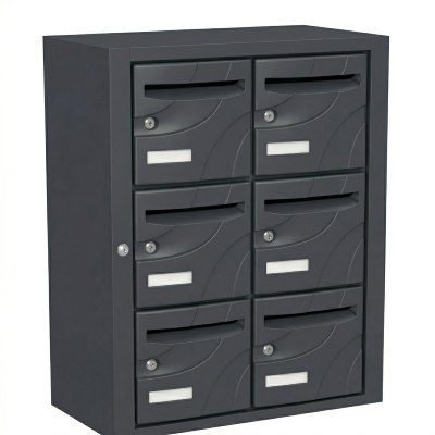 6 Blocs - Gris graphite (RAL 7024)