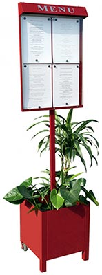 Porte menu sur pied sur jardinière - 36347274-562392328.jpg