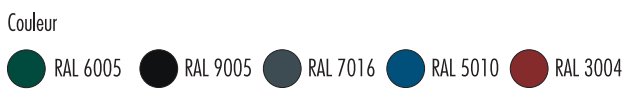 Autres coloris : (à préciser lors de la commande). 