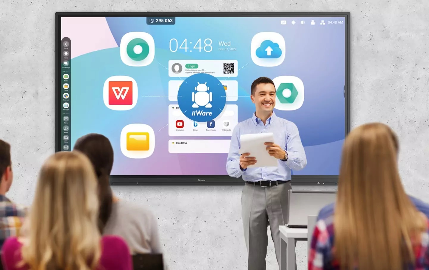 Ecran intéractif tactile pour réunion - De 55 ' à 98 ' - Résolution 4K UHD - 37274472-388381173.jpg