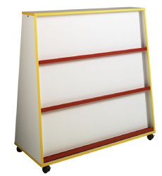 Présentoir à livres pour maternelle - 2 faces présentoir avec rangement bas - Structure panneaux mélaminé - 37845713-672252669.jpg