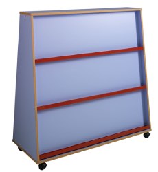 Présentoir à livres pour maternelle - 2 faces présentoir avec rangement bas - Structure panneaux mélaminé - 37845713-919613911.jpg