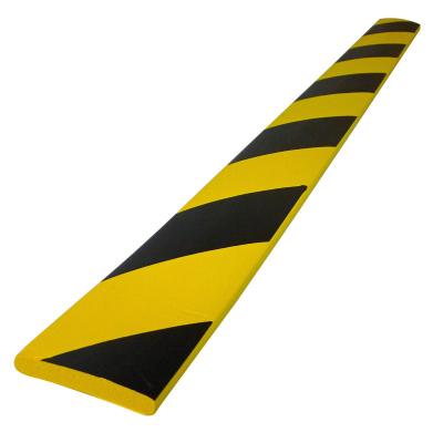 Protection droite en mousse NBR 750x60mm - noir/jaune