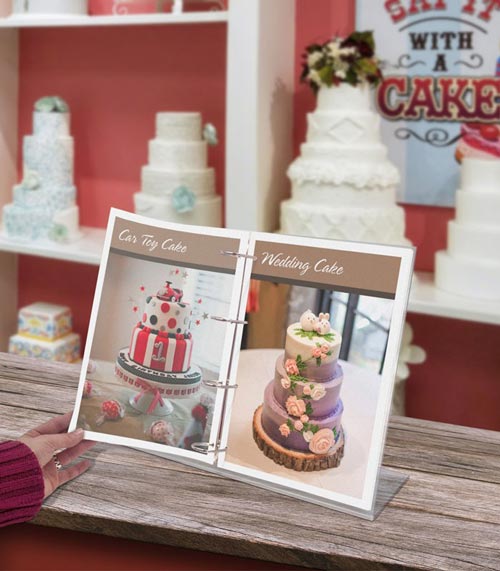 Classeur de présentation en acrylique Format A4 Commandez