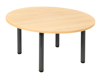 Table basse ORGA monobloc pieds ronds – Rectangulaire – Dim.100 x 60 cm - Plateau mélaminé - 39212137-211889537.jpg
