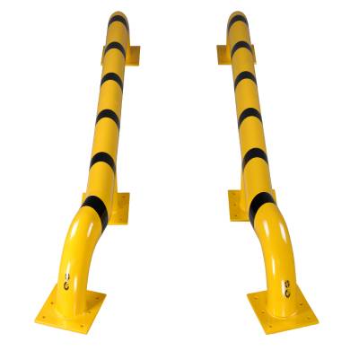 Guide roues pour poids lourds en acier - Jaune/noir